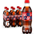 Coca-Cola Soda Pop Bottles. 16.9 fl oz. 6 Pack