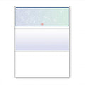 DocuGard Blue/Green Prismatic Top Check. 8.5 x 11. 24 lb. 500 Sheets