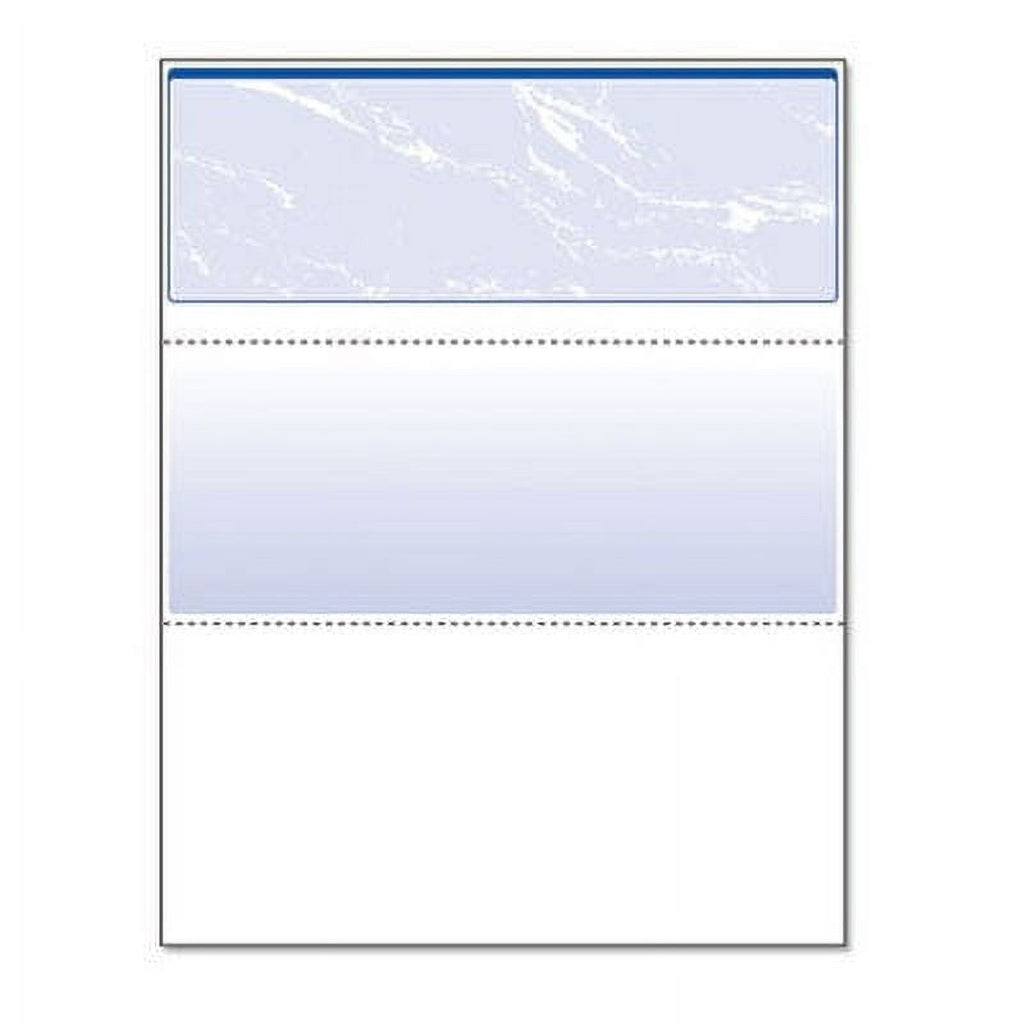 DocuGard Security Business Checks. 11 Features. 8.5 x 11. Blue Marble Top. 500/Ream