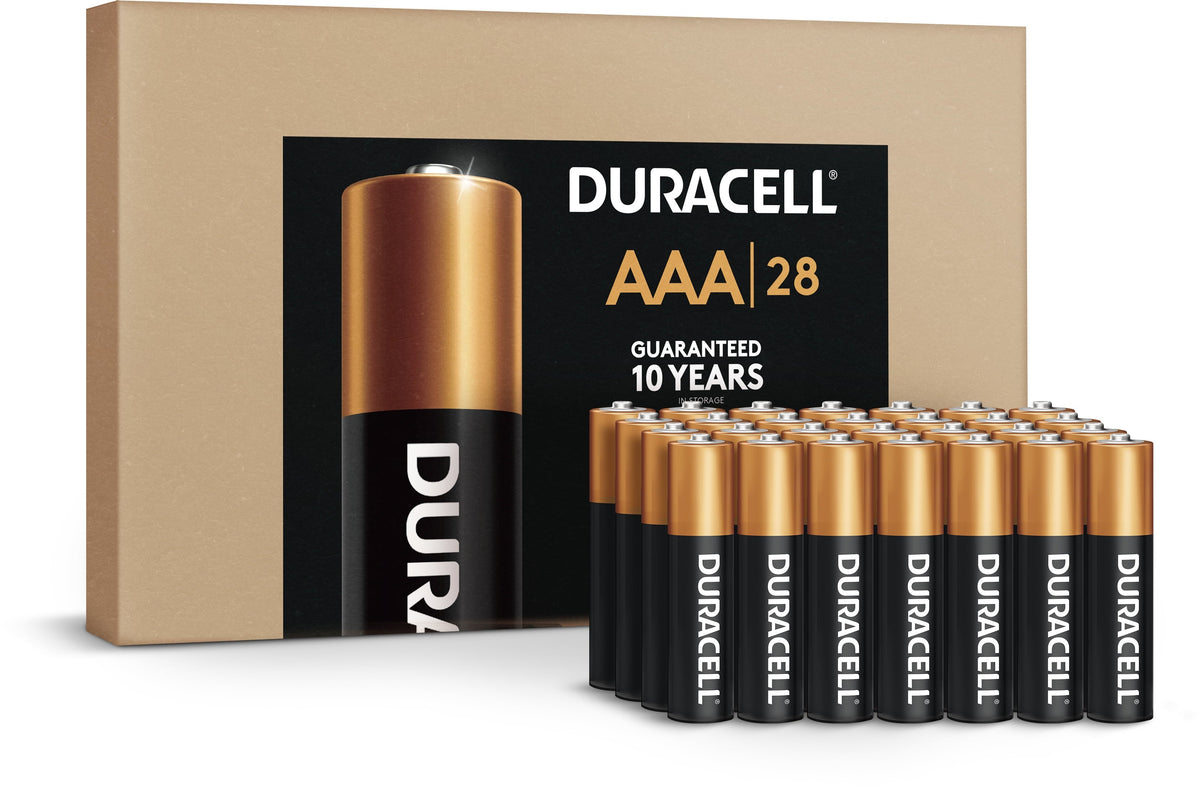 Duracell Coppertop AAA Batteries. 28 Count