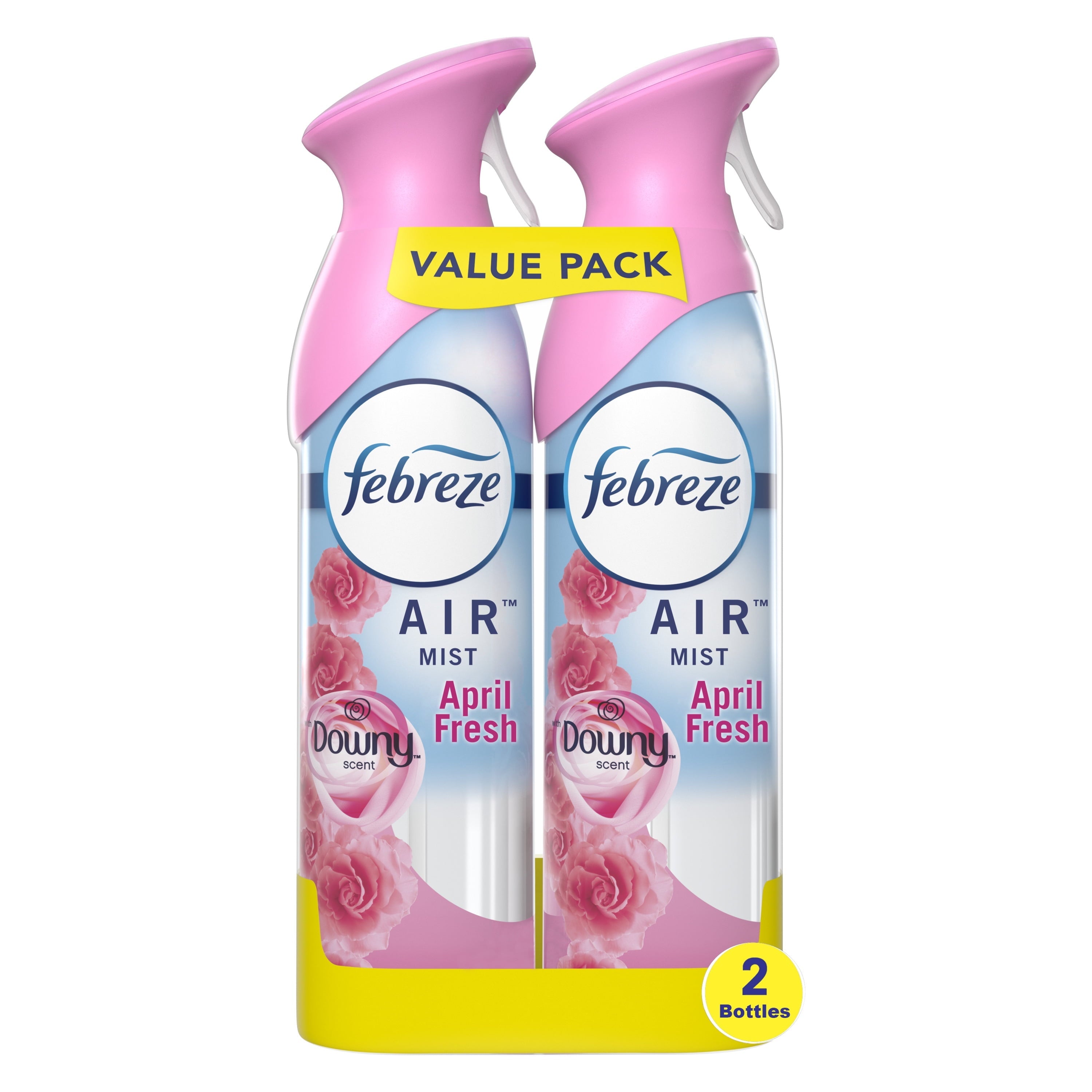 Febreze Air Mist Air Freshener Spray. Downy April Fresh. 8.1 oz. 2 Count