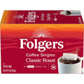 Folgers Coffee Singles Classic Roast Coffee Bags. 38 Count