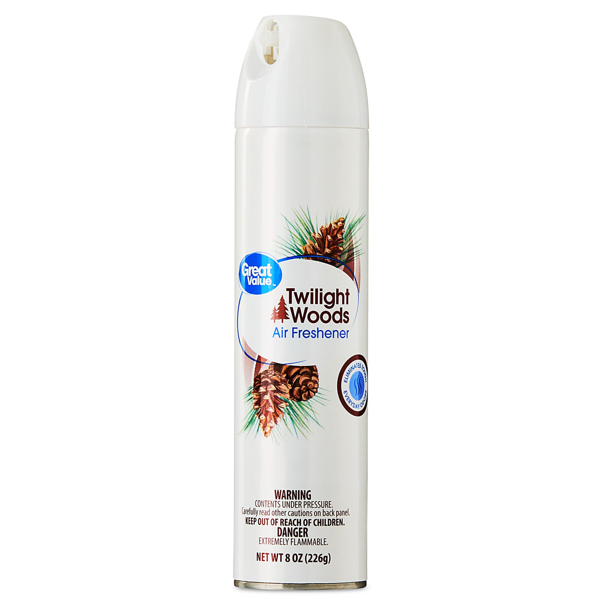 Great Value Aerosol Air Freshener. Twilight Woods. 8 oz