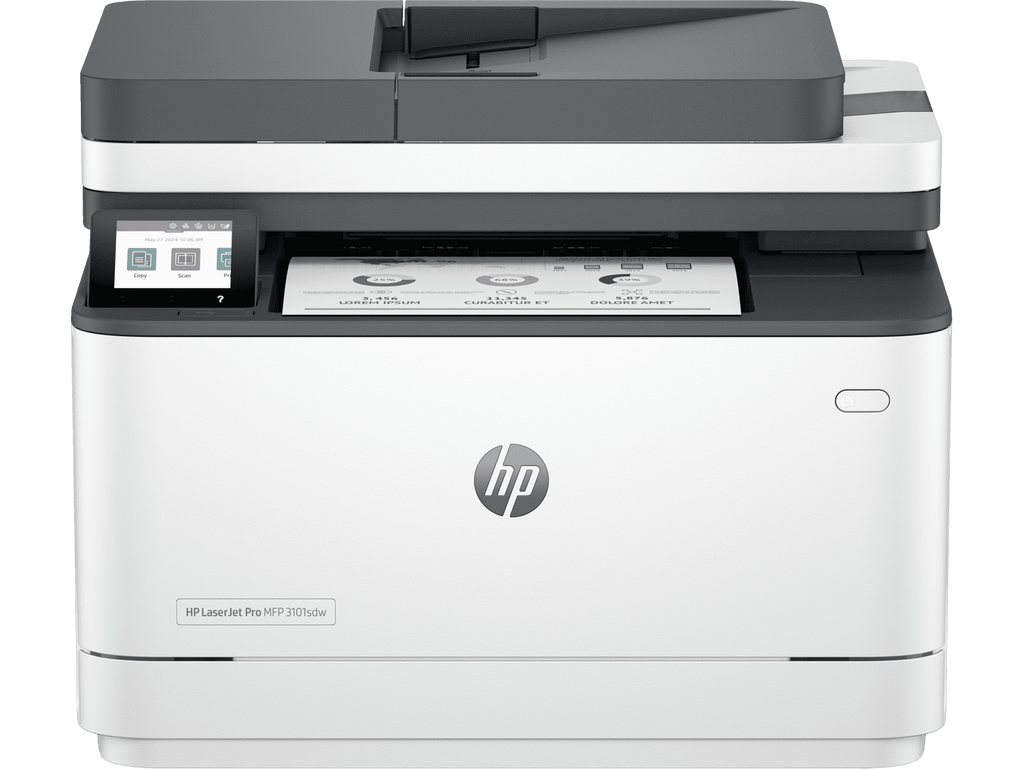 HP LaserJet Pro MFP 3101sdw Laser Printer. Black And White Mobile Print. Copy.