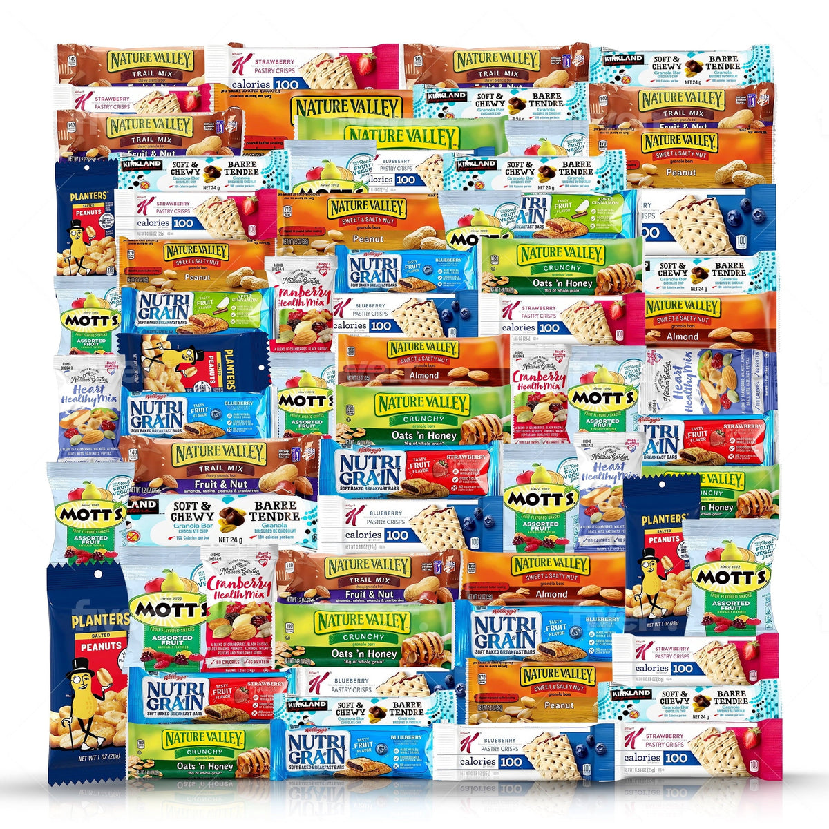 Healthy Snacks. Care Package 70 Count Premium Healthy Mixed Snack Box & Snacks Gift Variety Pack – Great for Home. Lunches. Work. Grab and Go. Office. Meetings. – Breakfast Bars. Bulk Granola Bars