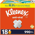 Kleenex Professional Facial Tissue. 2-Ply. 18 Boxes/Case