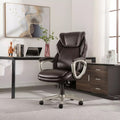 La-Z-Boy Westley Big & Tall Executive Office Chair. Active Lumbar Support. Brown