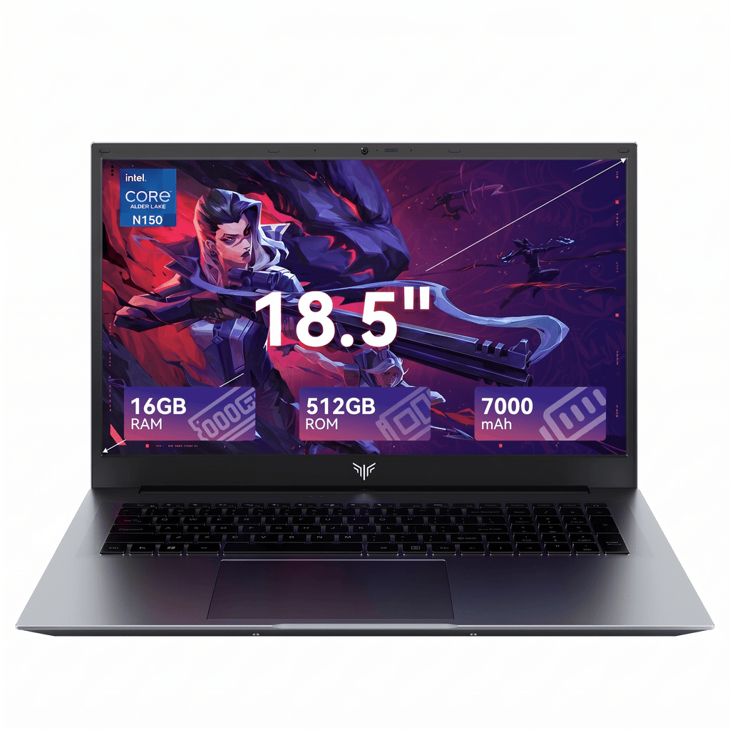 Laptop 18.5 FHD AX18Pro Laptop AMD Ryzen 3 4300U 16GB DDR4 512GB SSD 18.5 FHD Windows 11 Pro WiFi 5.Gray