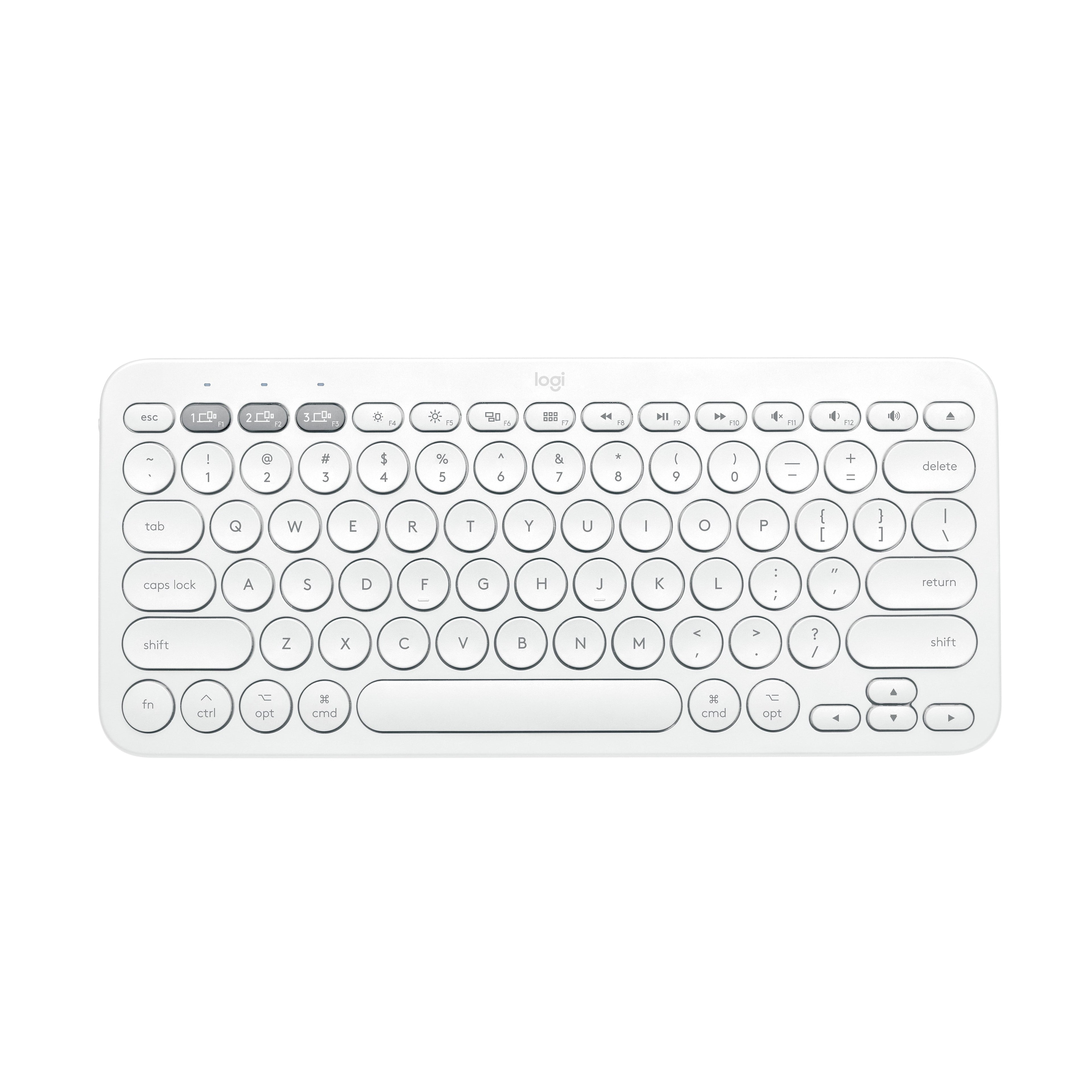 Logitech K380 Multi-Device Bluetooth Keyboard. Slim. Off-White