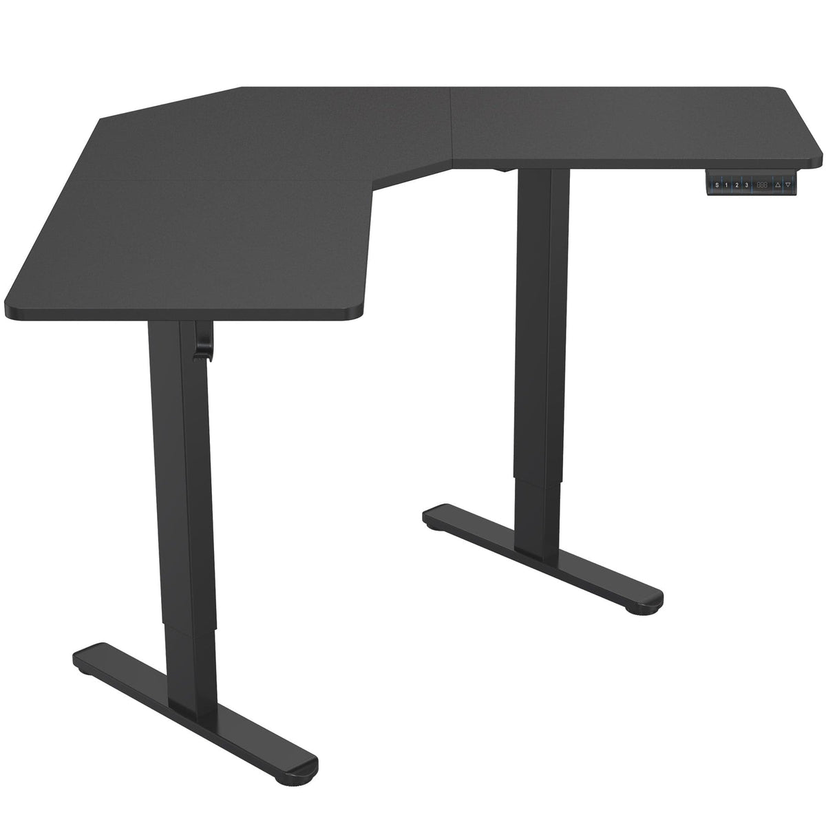 Mount-It! Eclectic Height Adjustable Corner Sit-Stand Desk. Ergonomic. New Design