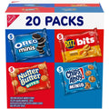Nabisco Classic Mix Variety Pack. OREO. CHIPS AHOY!. Nutter Butter. RITZ Bits Cheese. 20 Snack Packs