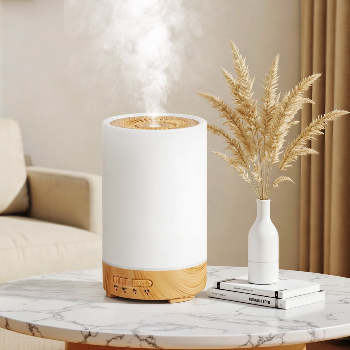 Essential Oil Diffuser. 7-Color LED Night Light. Auto-Off Timer. Portable Cool Mist Humidifier