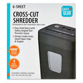 Pen+Gear 6-Sheet Cross-Cut Paper & Credit Card Shredder. 3.7-Gallon