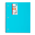 Pen+Gear Poly 1-Subject Notebook. Wide Ruled. 9 x 11 in. 100 Sheets. Teal