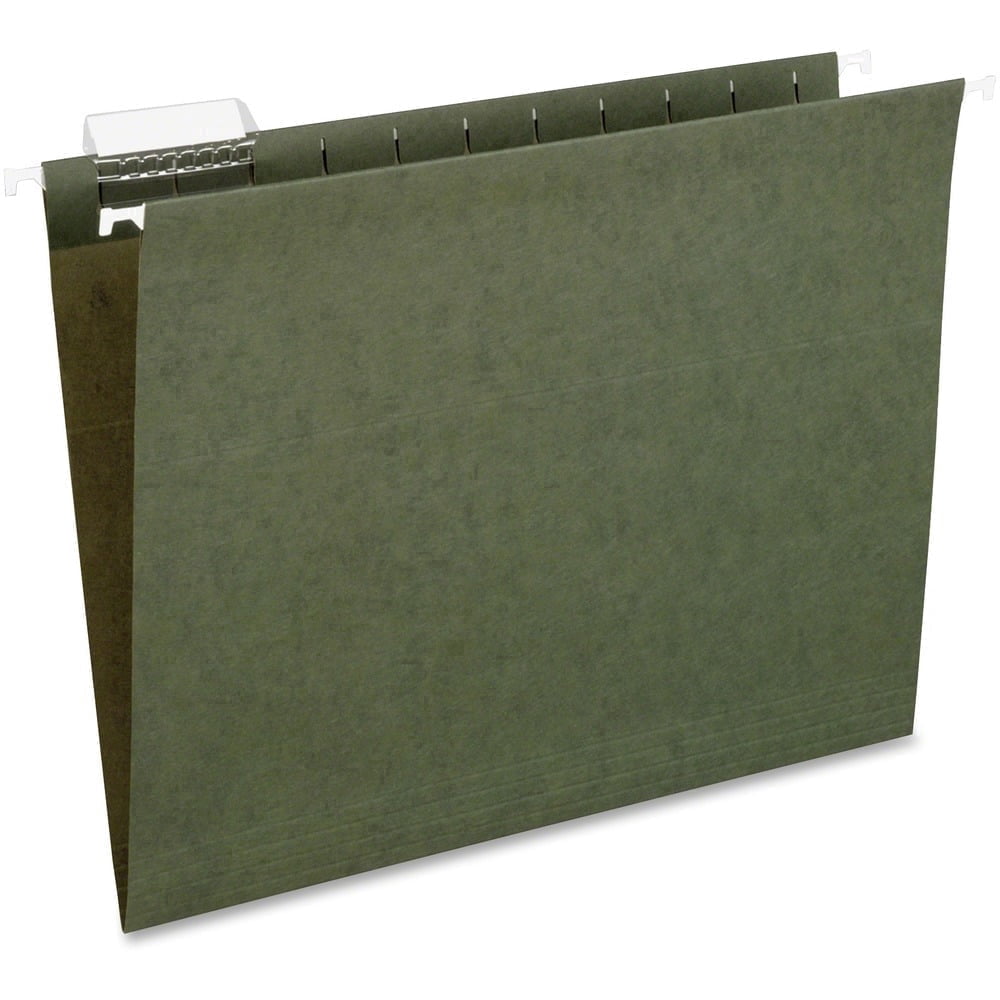 Pendaflex Recycled Hanging File Folders. Letter Size. Green. 25-Box