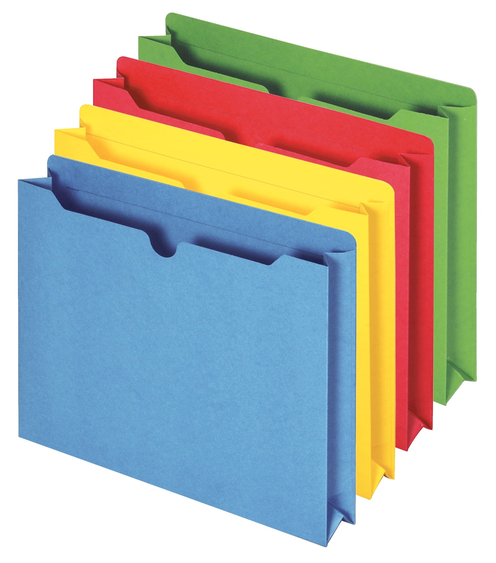 Pendaflex Reinforced 2 Expansion File Jackets. Letter. 10 per Pack. Assorted Colors