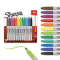 Sharpie Permanent Markers. Fine Point. Assorted. 12-Pack