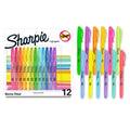 Sharpie Pocket Highlighters. Chisel Tip. Assorted Colors. 12-Count