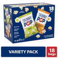 SkinnyPop Gluten-Free Original and Dairy-Free White Cheddar Popcorn Individual Snack Variety Pack. 0.5 oz Bag. 18 Count