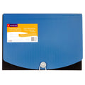Smead Poly Expanding File. 12 Pockets. Letter Size. Blue/Black