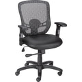 Staples Corvair Mesh Back Luxura Faux Leather Computer and Desk Chair Black 2/Pack 59455-CCVS
