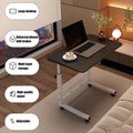 Study Computer Desk Home Office. Adjustable Height Laptop Writing Table. Bedside Table Lazy Sofa Table Minimalist Desk. End Table Sofa Side Table. Small Standing Desk with Wheels for Bedside Sofa