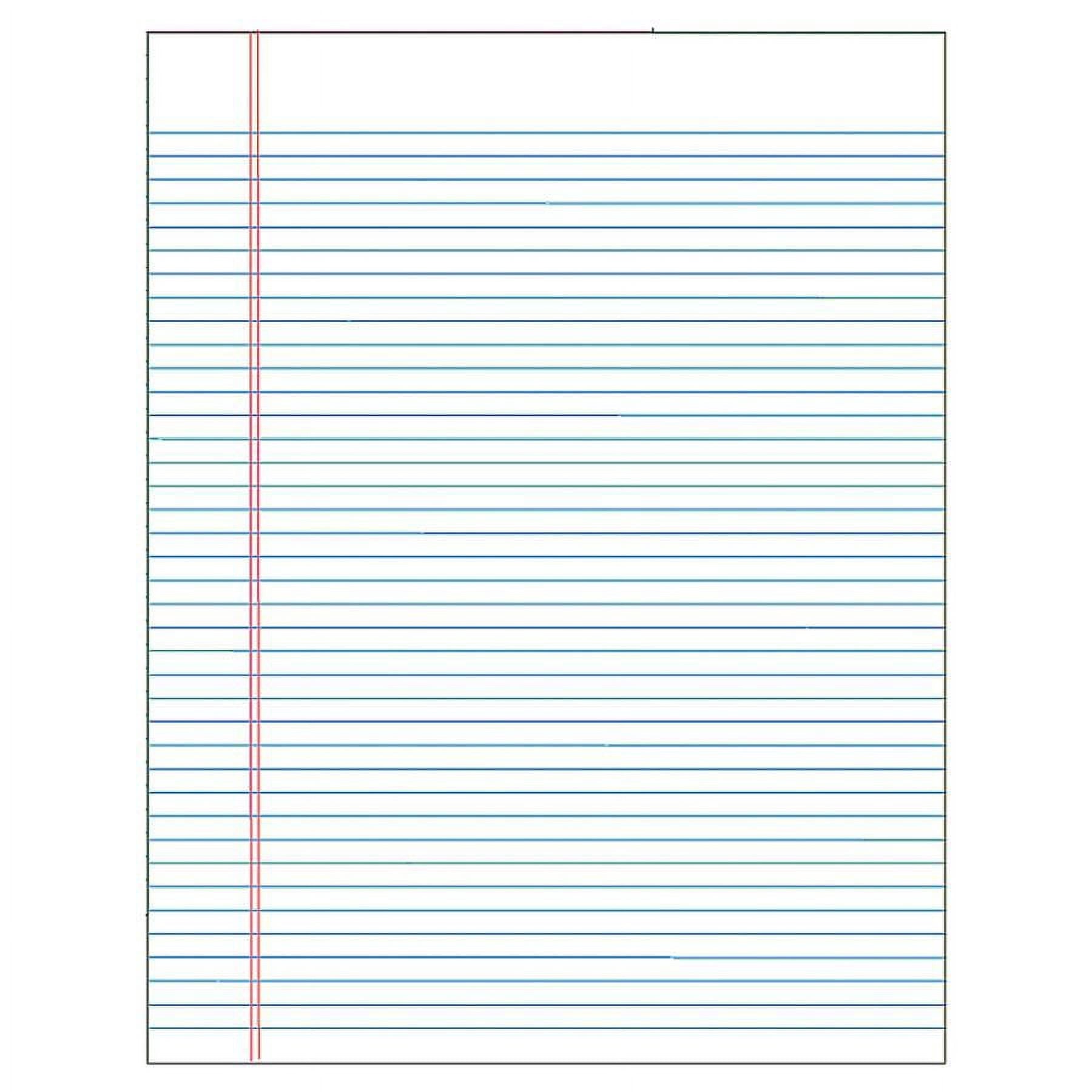 TOPS Legal Pads. 8.5 x 11.75 in. Wide Ruled. 12-Pack
