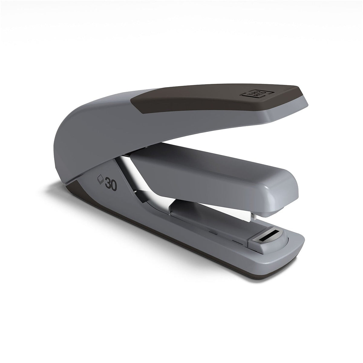 Staples TRU RED One-Touch DX-4 Desktop Stapler. 30-Sheet Capacity. Black/Gray (1-Pack)