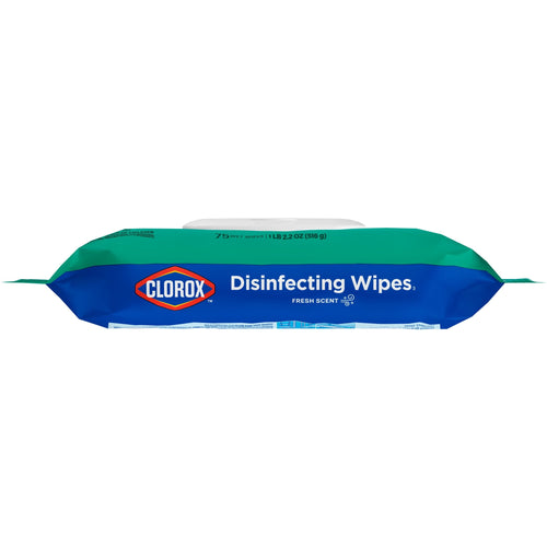 (3 pack) Clorox Disinfecting Cleaning Wipes Flex Pack. Bleach Free. Fresh Scent. 75 Count