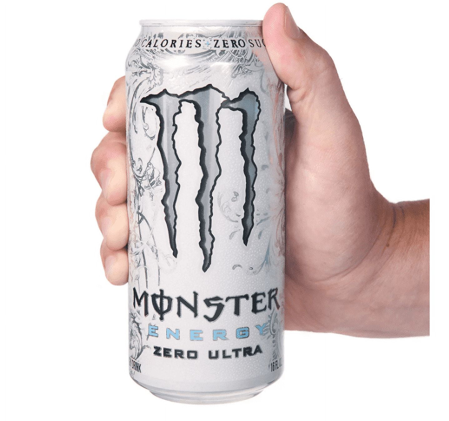 Monster Energy Zero Ultra. Sugar-Free Energy Drink. 16 fl oz Cans. 24 Pack