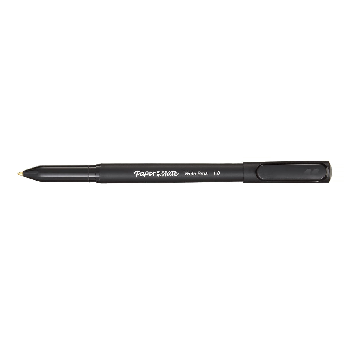 Paper Mate Ballpoint Pens Write Bros. Black Ink Pens Medium Point (1.0mm) 60 Count