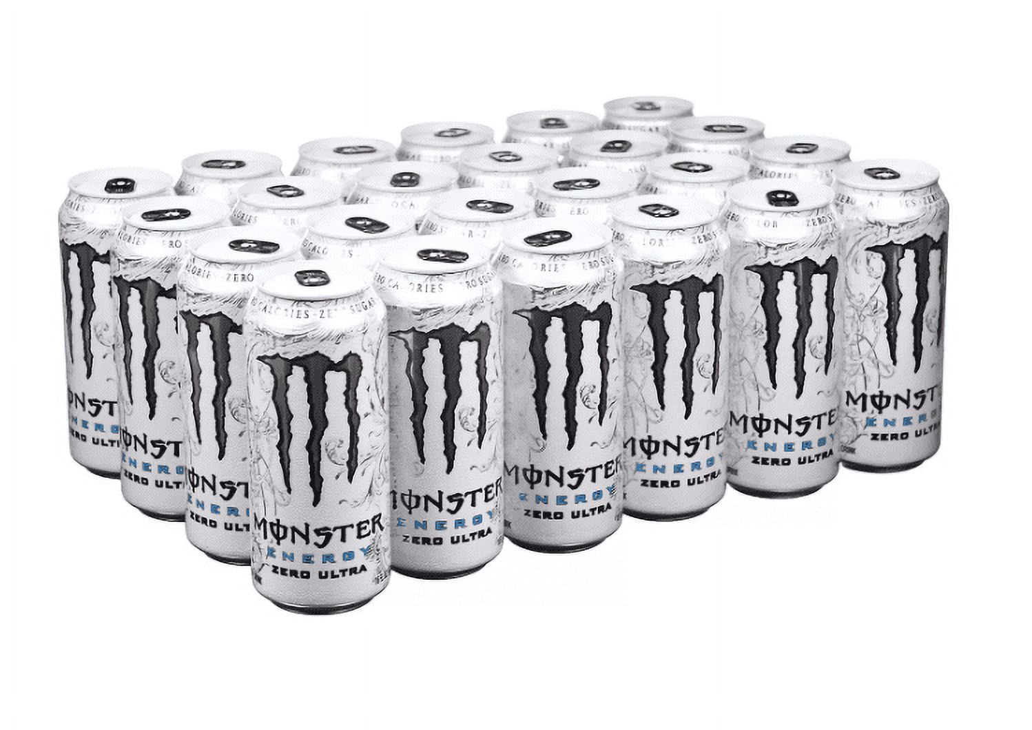 Monster Energy Zero Ultra. Sugar-Free Energy Drink. 16 fl oz Cans. 24 Pack