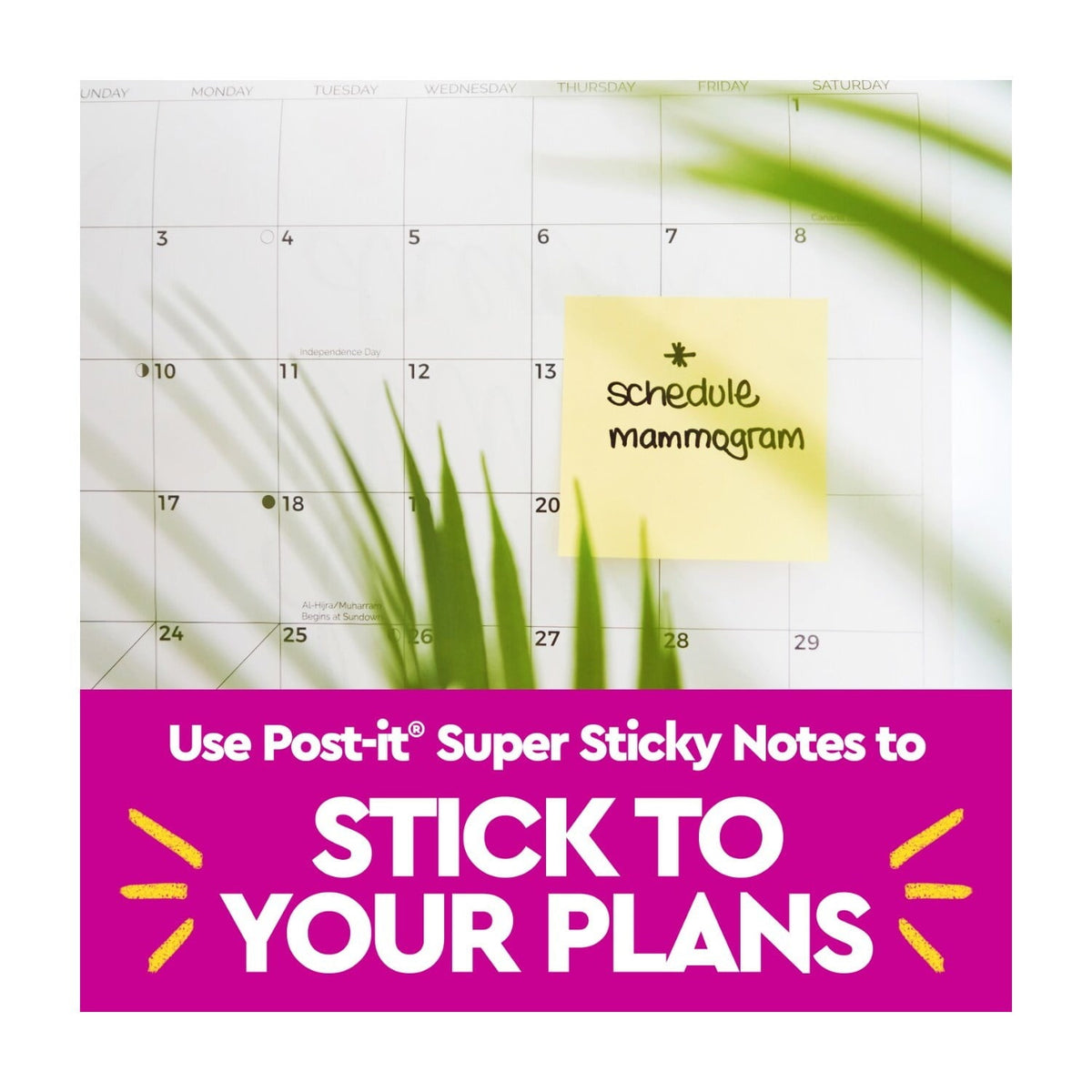 Post-it Notes. 3 in x 3 in. Canary Yellow. 24 Pads/Pack