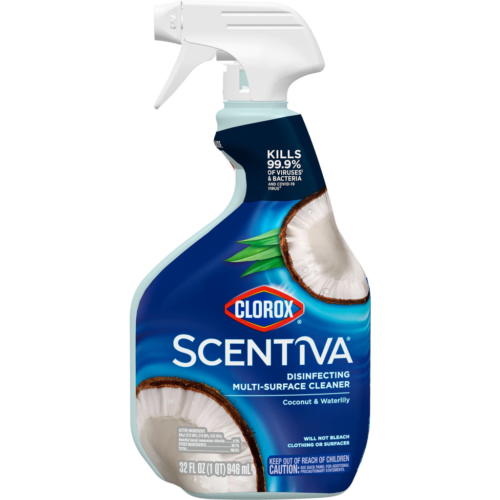 Clorox Scentiva Multi-Surface Cleaner Spray. Coconut & Waterlily. 32 fl oz