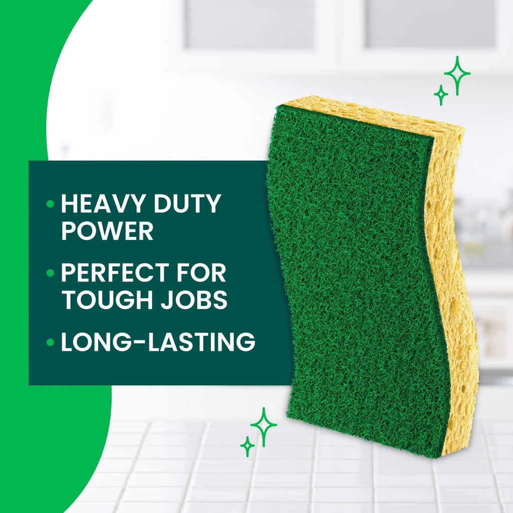 Scotch-Brite Heavy Duty Scrub Sponges. 9-Count