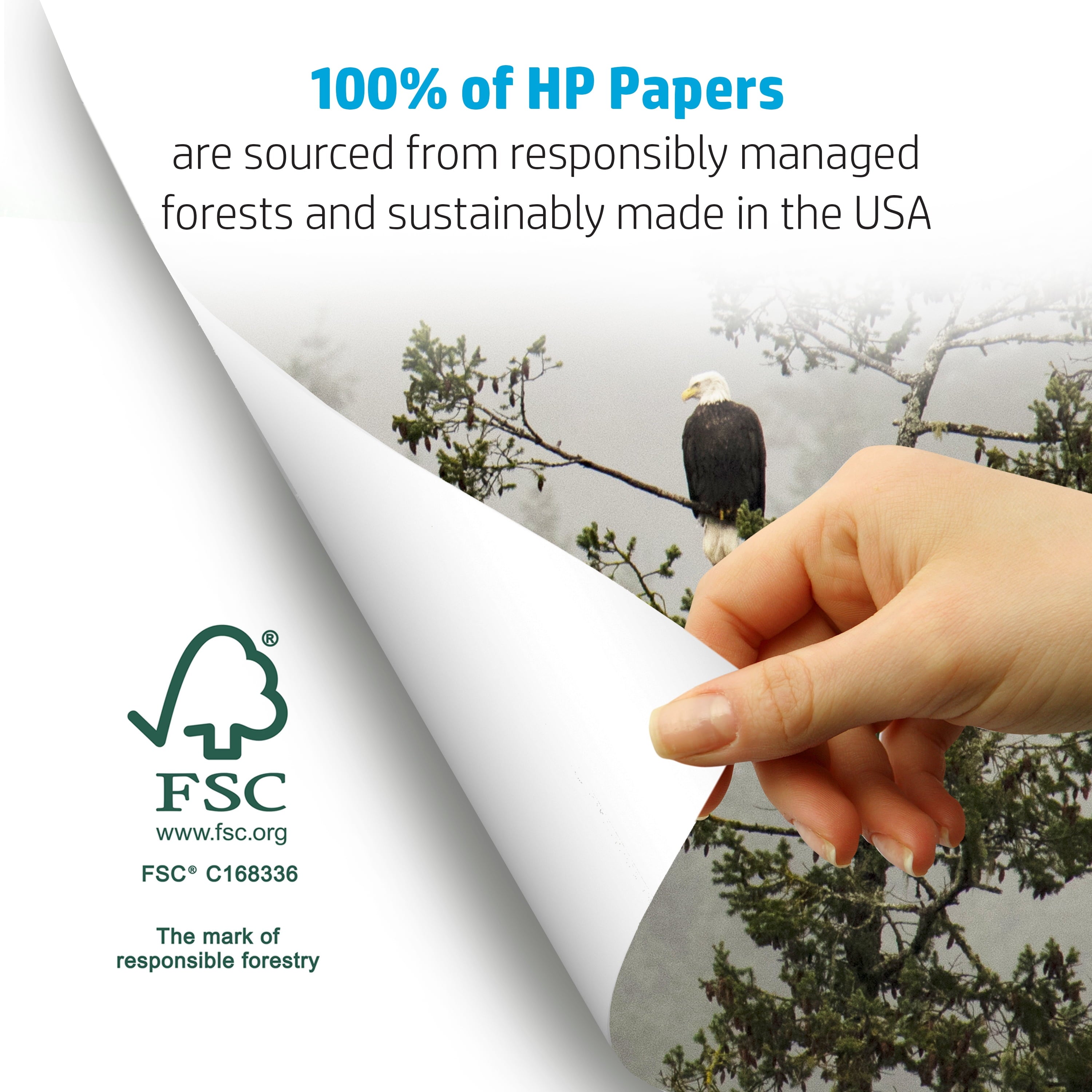 HP Printer Paper - Copy and Print. 20 lb.. 8.5 x 11. 2.400 Sheets. 6 Pack. White