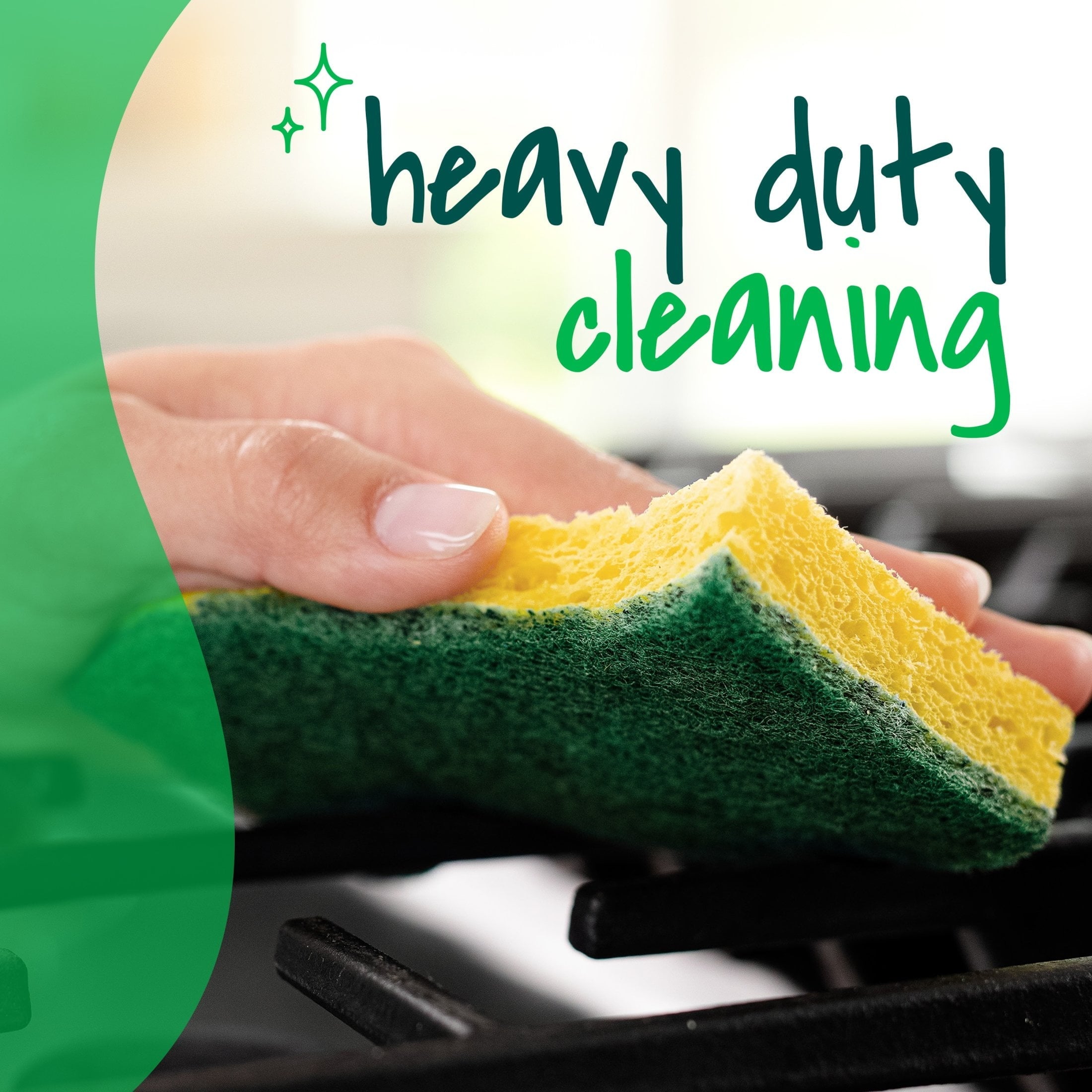 Scotch-Brite Heavy Duty Scrub Sponges. 9-Count