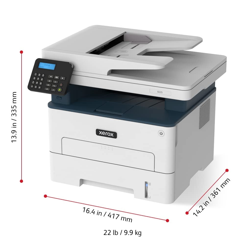 Xerox B225 Wireless Duplex Multifunction Monochrome Laser Printer