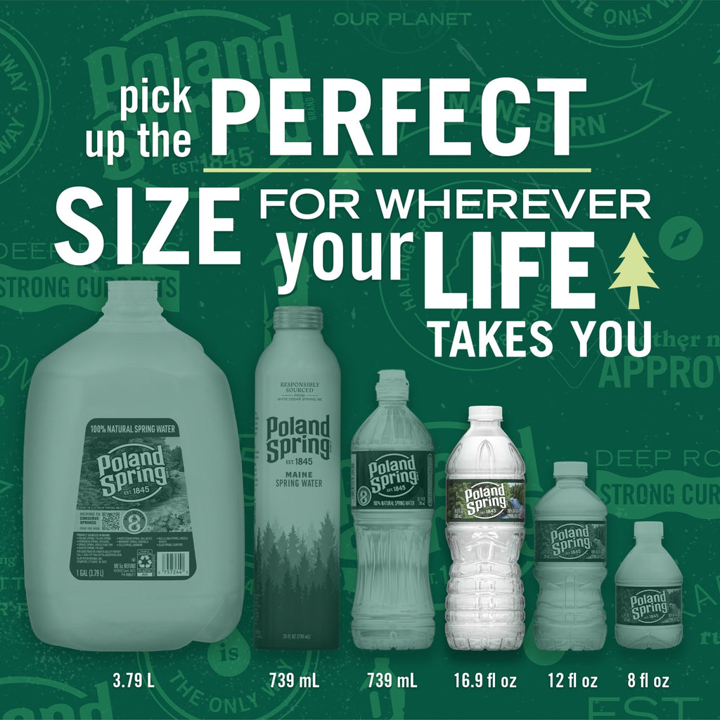 Poland Spring Maine Spring Water. 16.9 Fl Oz. 35-Pack Plastic Bottles