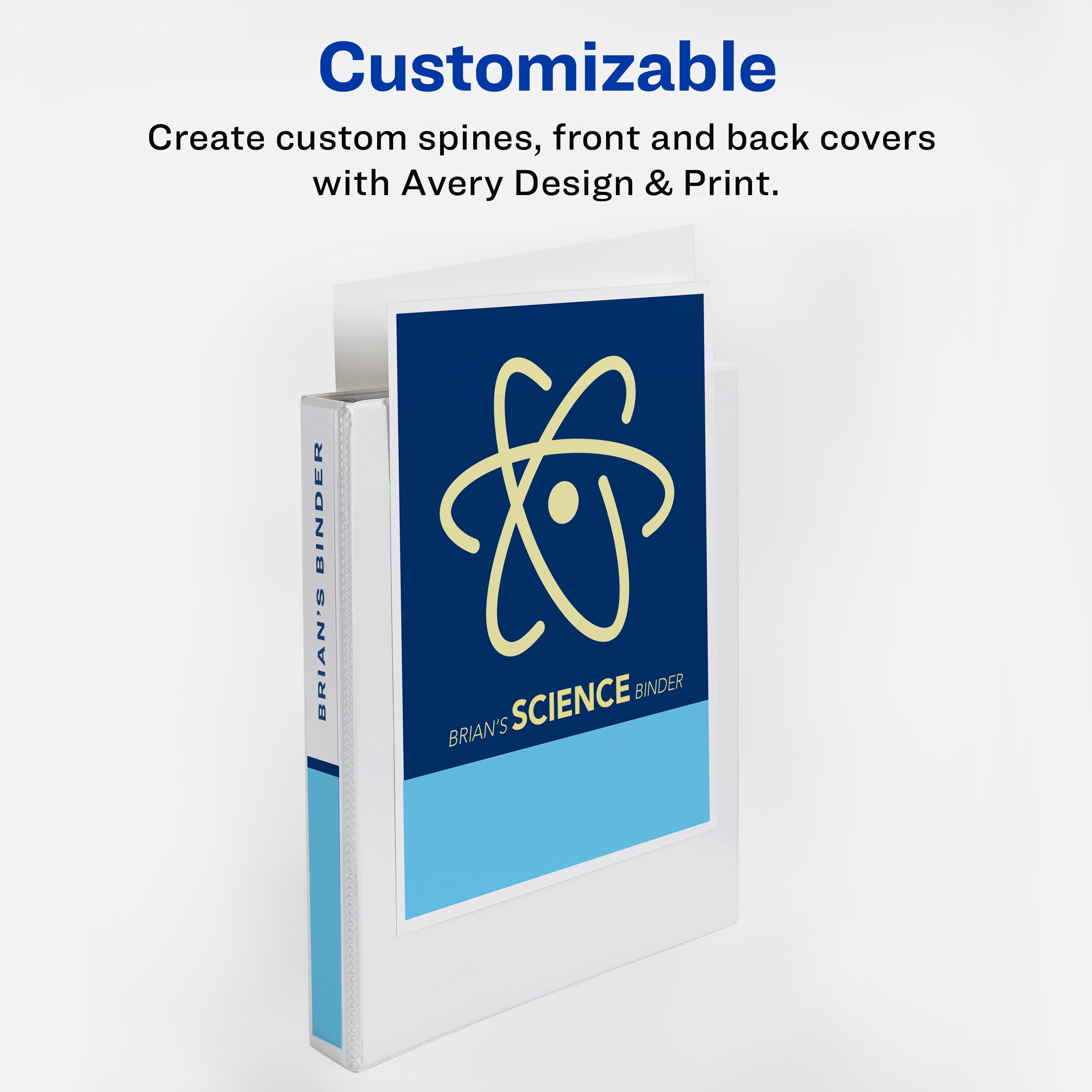 Avery Durable View Binders. 1 Inch. Assorted. 4-Pack