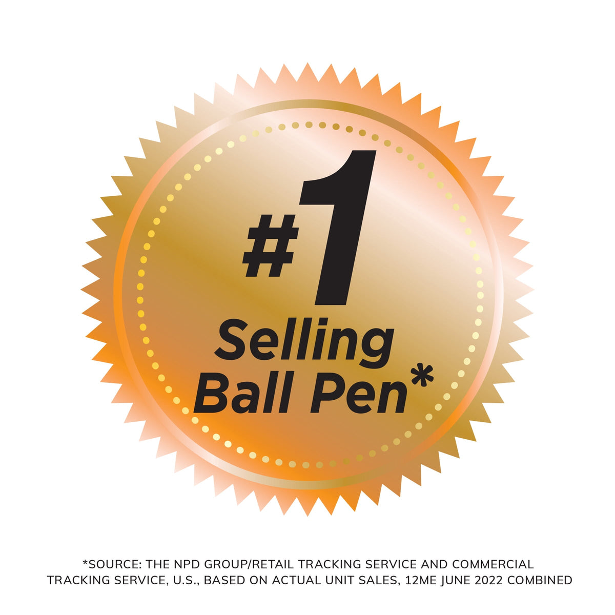 BIC Round Stic Xtra Life Ballpoint Pens. Medium. Black. 60-Count
