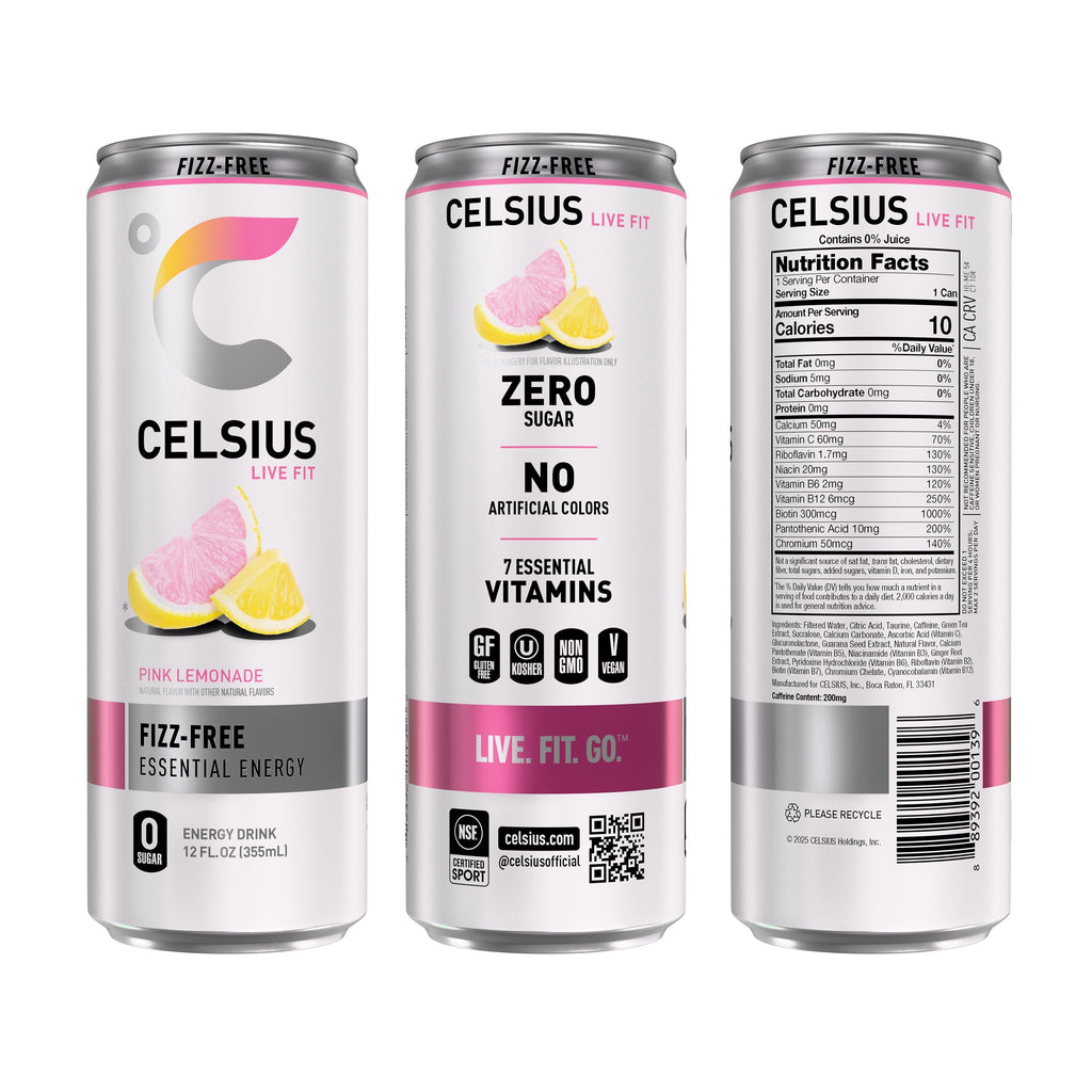 2X - CELSIUS Fizz Free Energy Drink Variety Pack