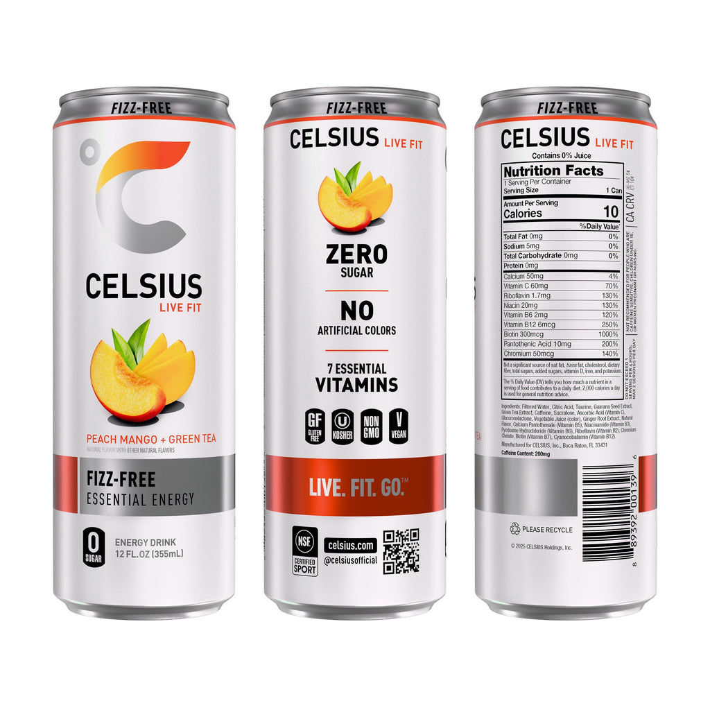 2X - CELSIUS Fizz Free Energy Drink Variety Pack