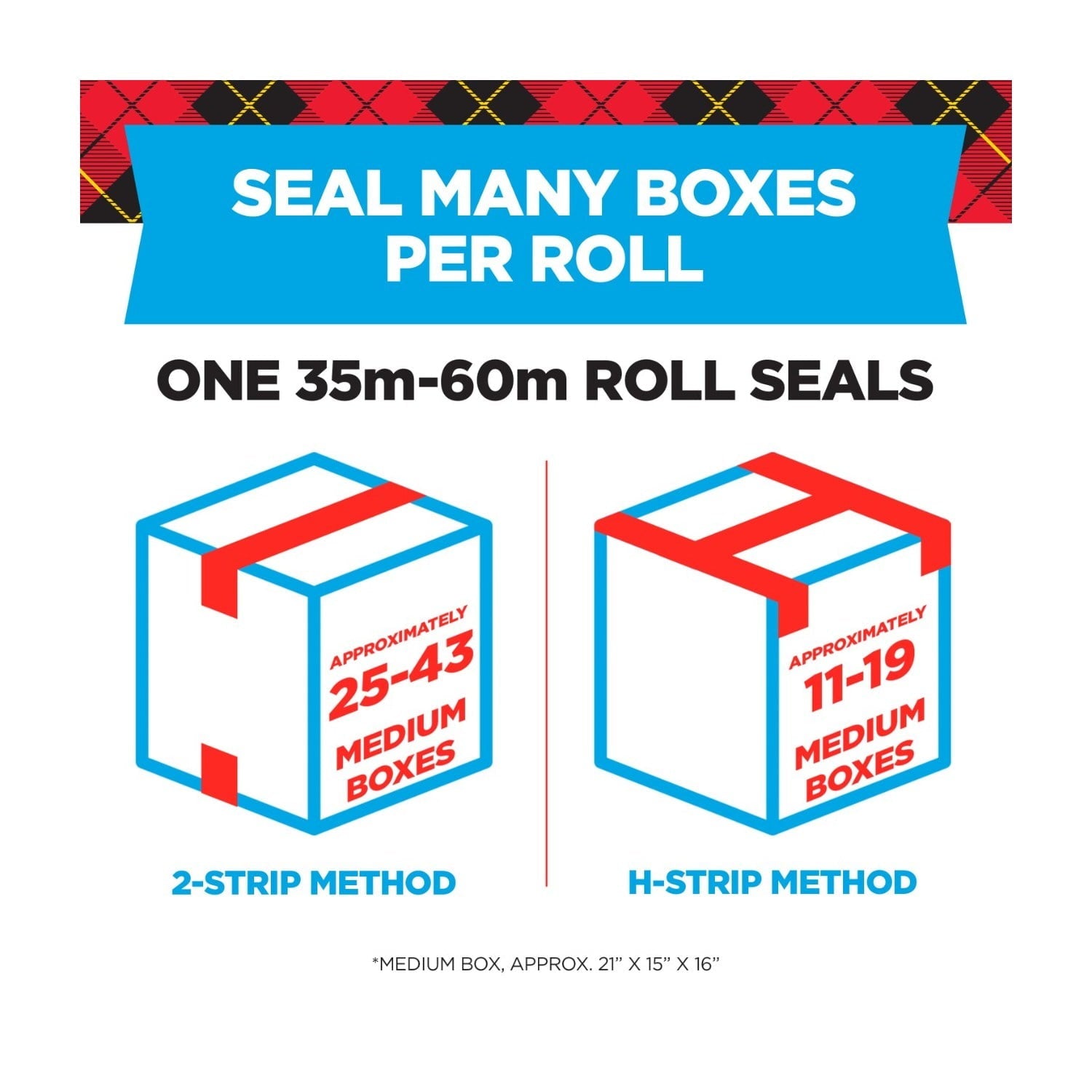 Scotch Heavy Duty Shipping Packaging Tape. 1.88 in x 54.6 yd. 6 Rolls