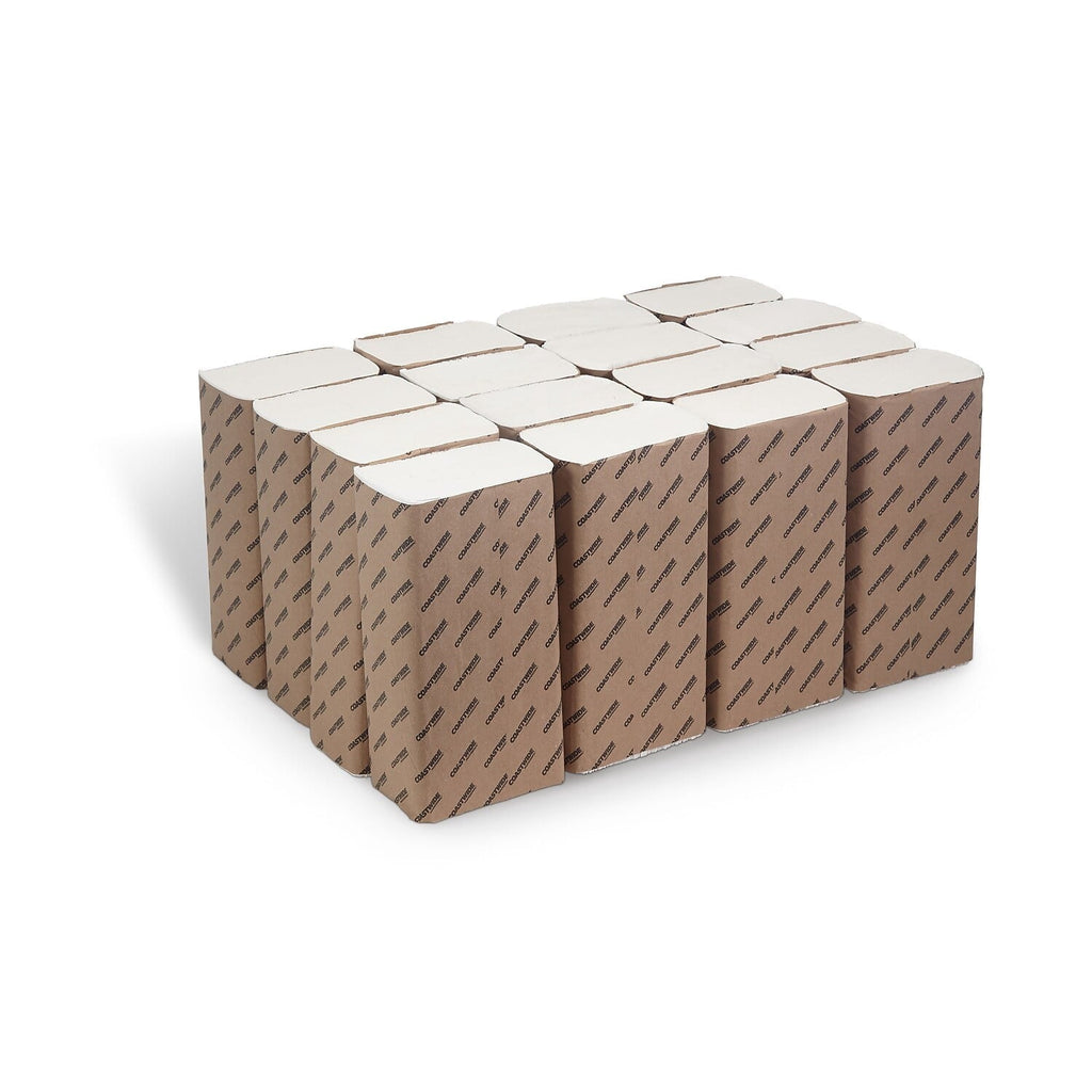 Staples Coastwide Professional Multifold Paper Towels 1-ply 250 Sheets/Pack 16 Packs/Carton
