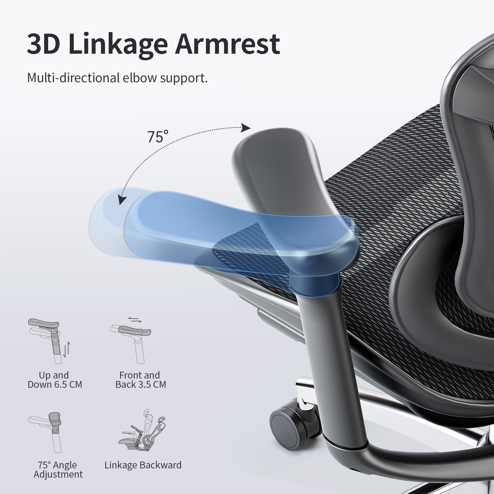 Sihoo Doro-C300 Ergonomic Chair. 3D Armrests  Swivel Chair. Adaptive Lumbar Support Office Chair. Ergonomic Desk Chairs for Adults. Comfort Home Office Chair. Black (Set of 1))