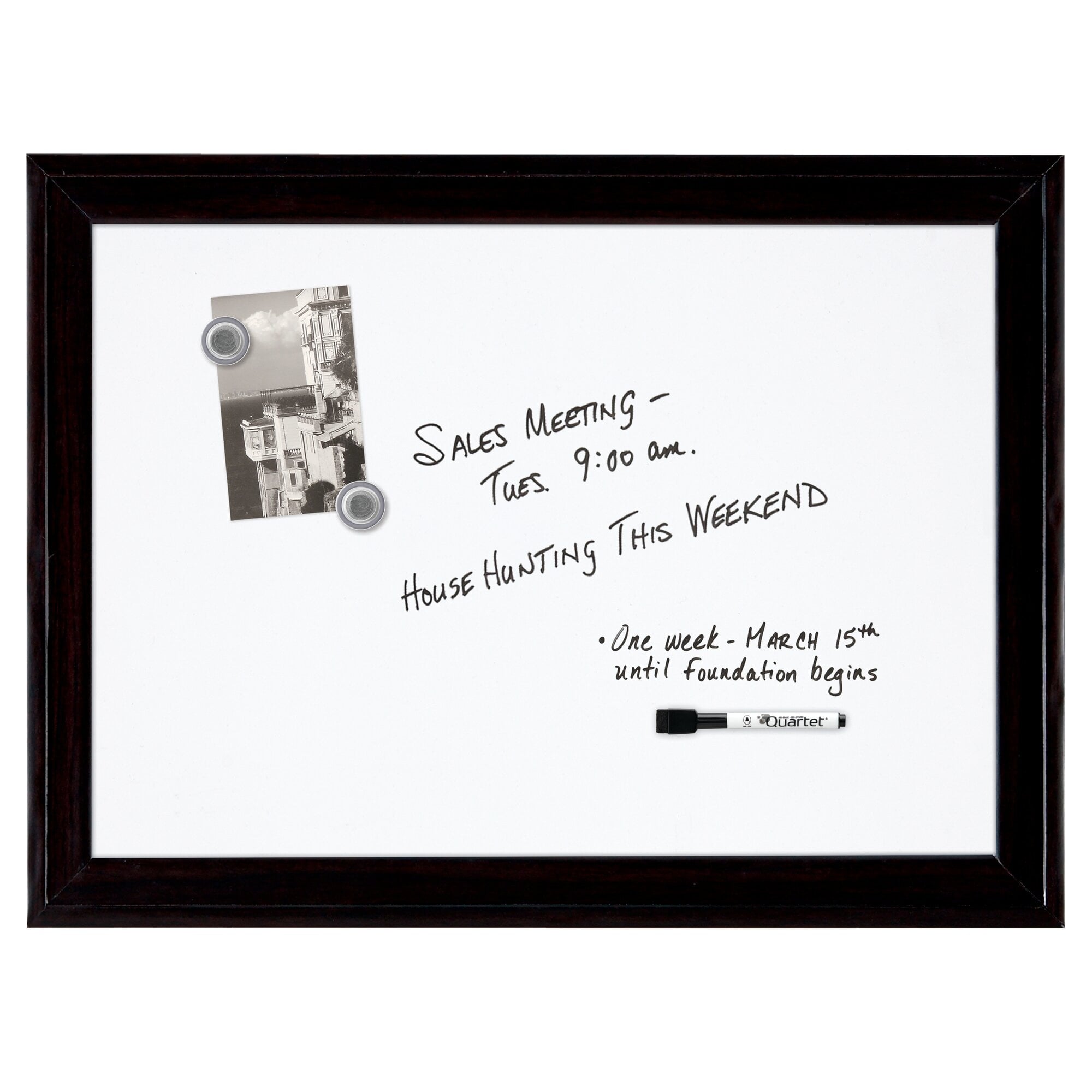 Quartet Magnetic Dry-Erase Board. 17 x 23 in