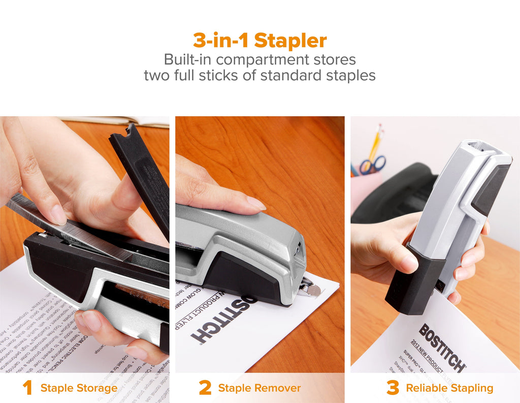 Bostitch Office Epic Desktop Stapler. Silver