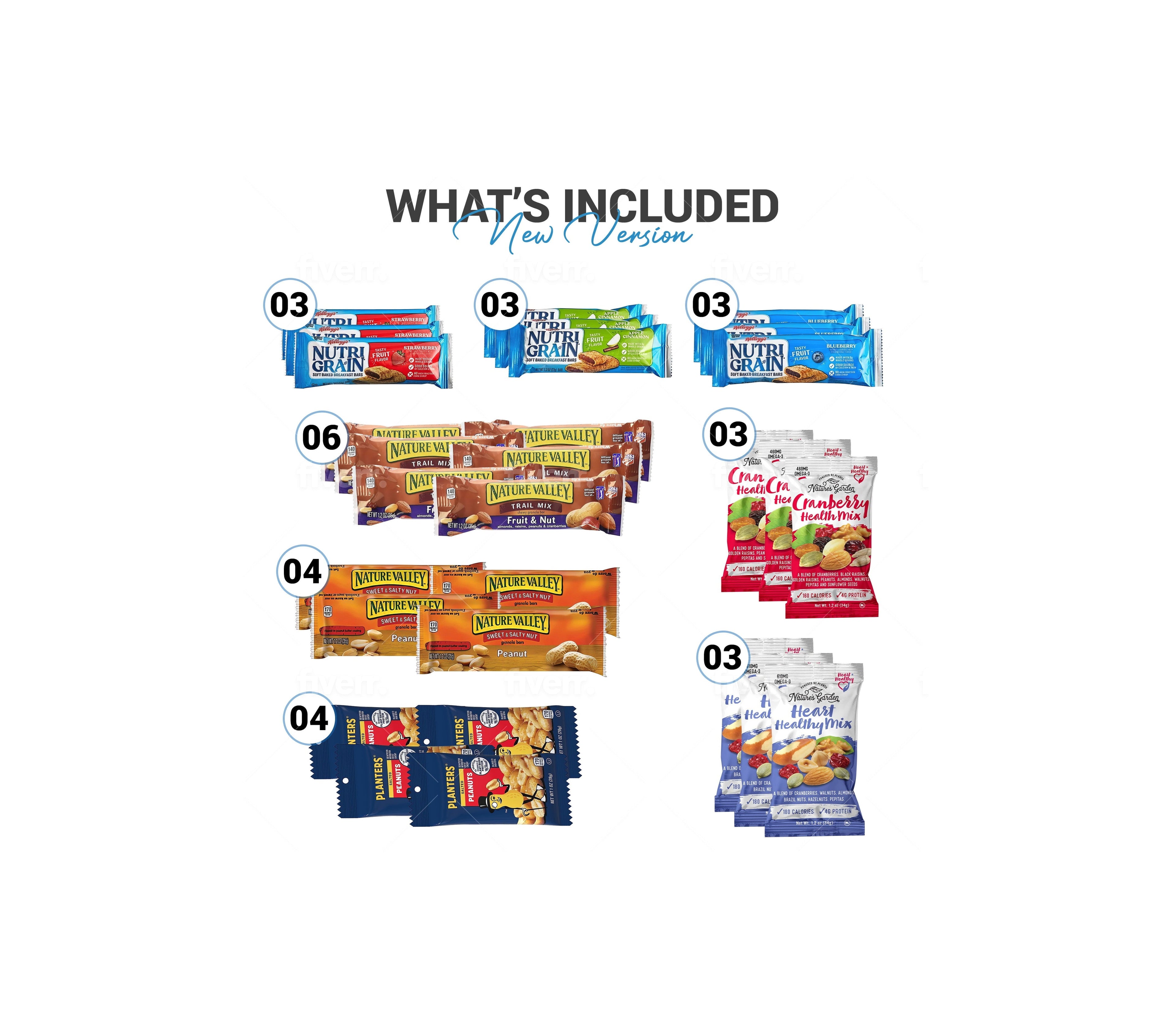 Healthy Snacks. Care Package 70 Count Premium Healthy Mixed Snack Box & Snacks Gift Variety Pack – Great for Home. Lunches. Work. Grab and Go. Office. Meetings. – Breakfast Bars. Bulk Granola Bars