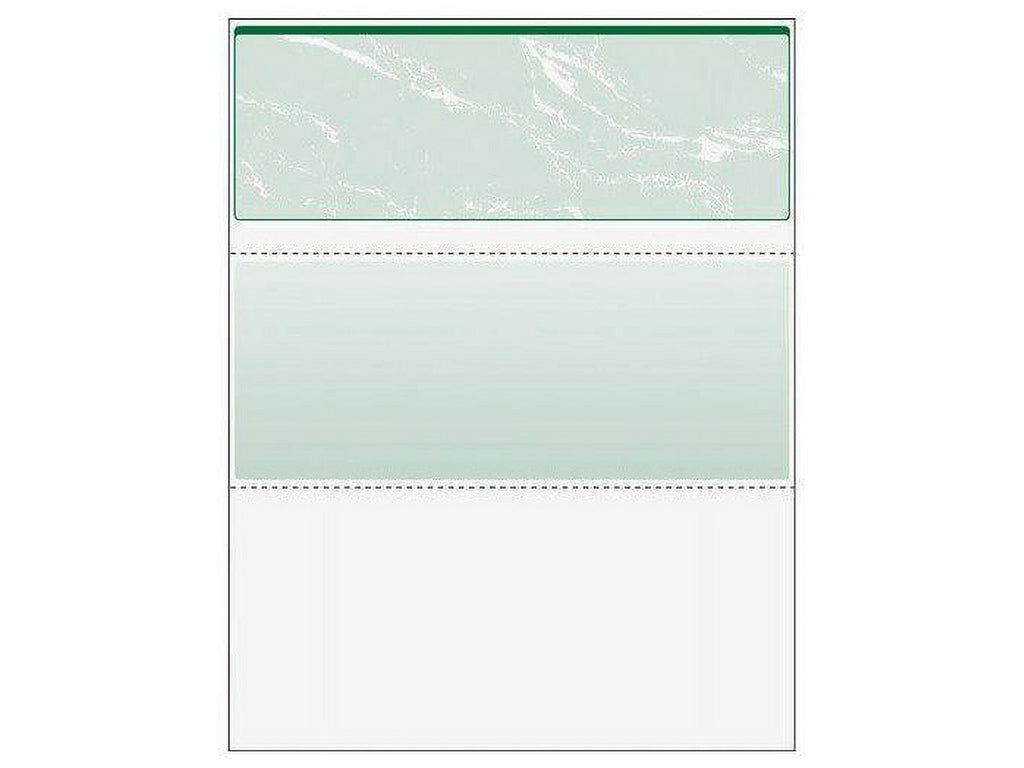 DocuGard Standard Security Check. 11 Features. 8.5 x 11. Green Marble Top. 500/Ream